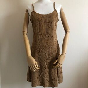 Vintage suede dress